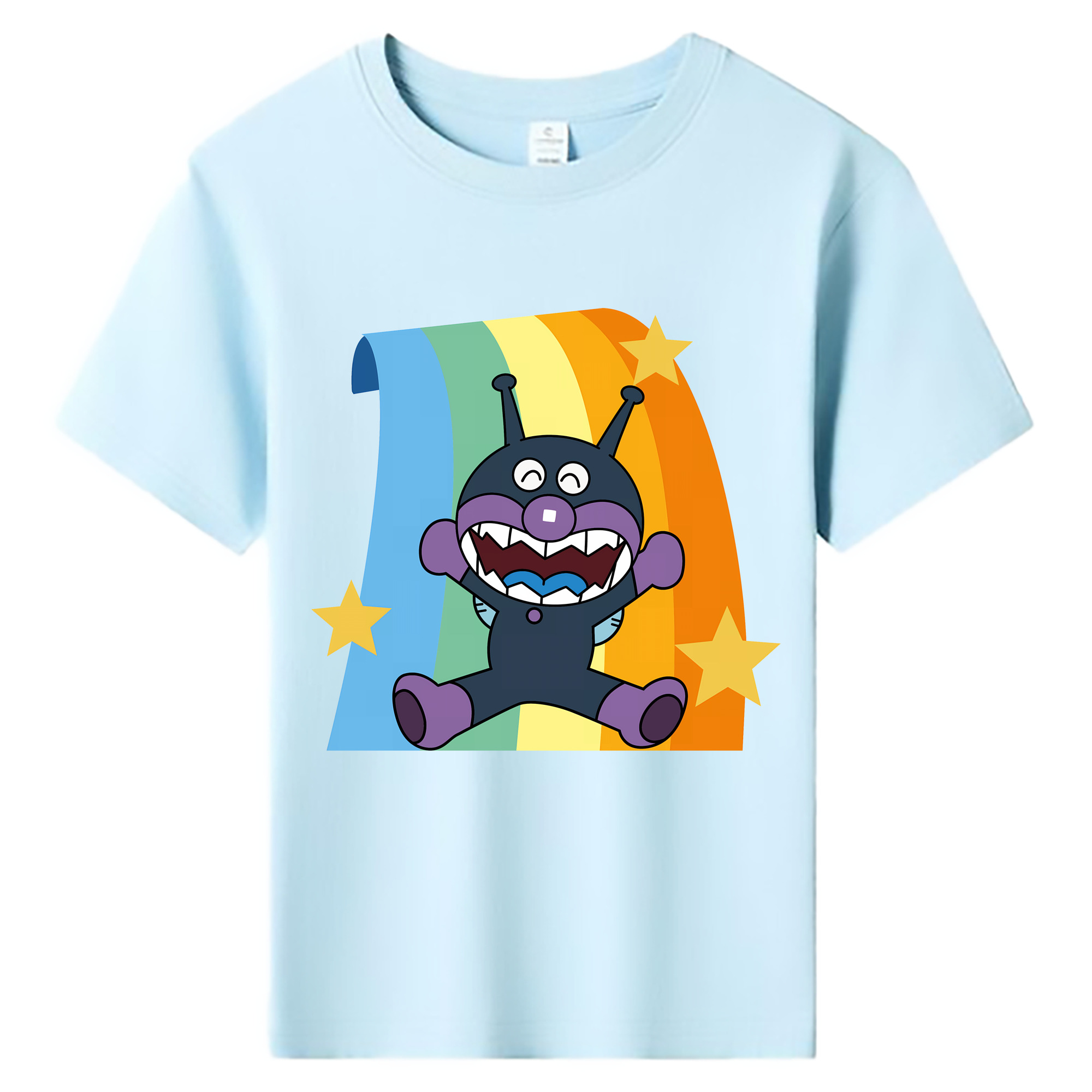 （画像用） アンパンマン Anpanman 綿100％キッズTシャツ（フロントプリント）